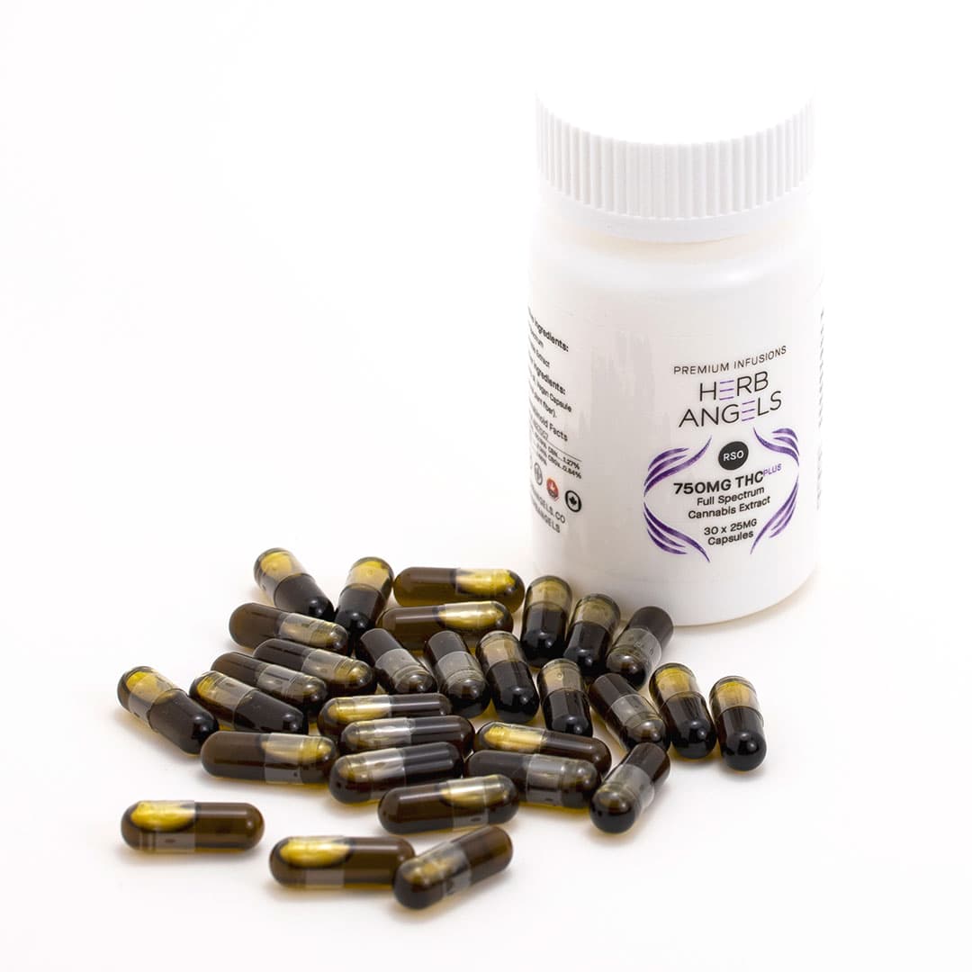 FECO capsules with different potencies - Premium Full Extract Cannabis Oil formulations