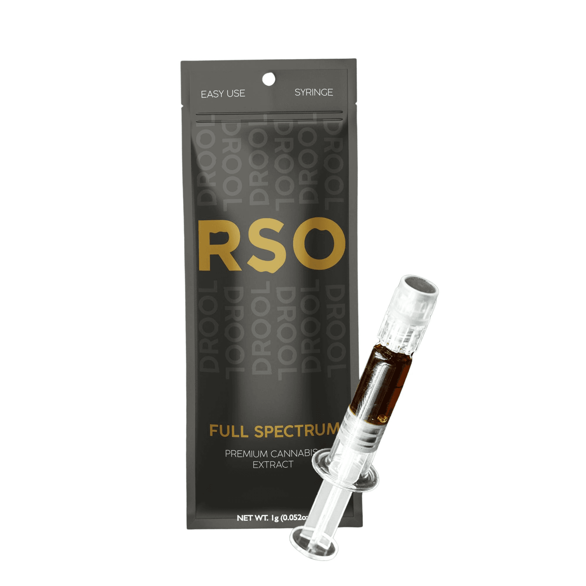 FECO syringes with measurement markings - Full Extract Cannabis Oil dosage guide
