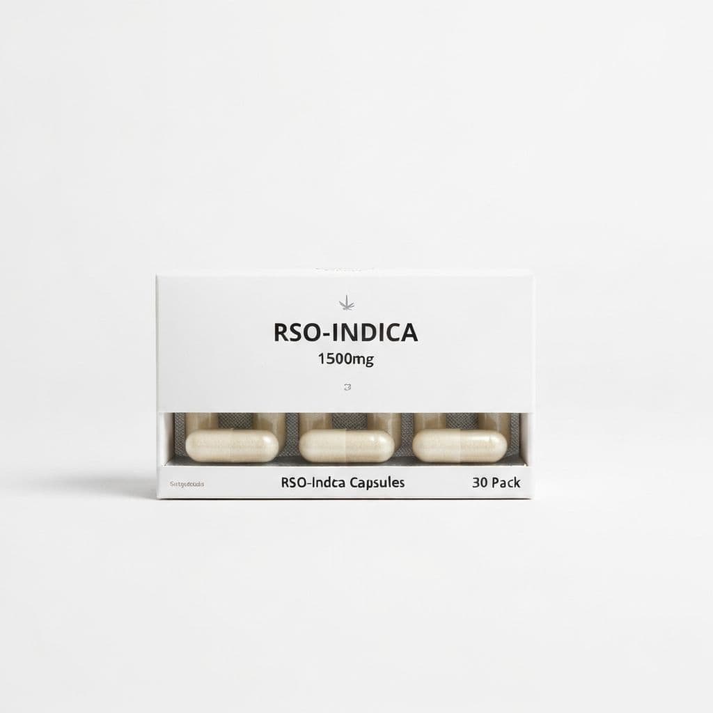 RSO Indica Capsules - rso Cannabis Oil Product - $59.99