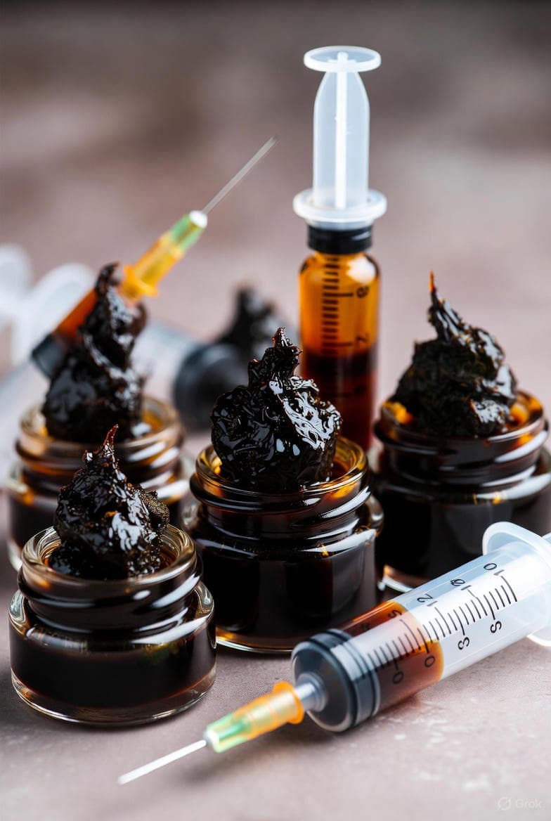 Lab-tested cannabis extracts professional display