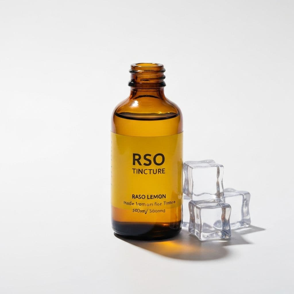 RSO Tincture 500mg - Lemon - rso Cannabis Oil Product - $49.99
